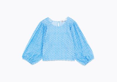 23.FLORAL TULLE TOP