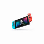 01.Nintendo Switch with Neon Blue and Neon Red Joy